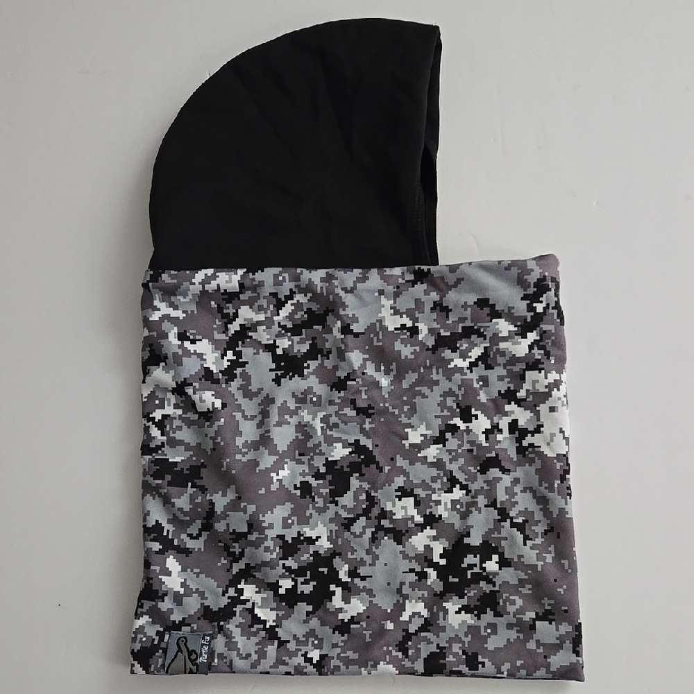 Turtle Fur Balaclava Digital Camo Hooded Neck Warmer ~ adult